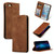 Retro Skin Feel Business Magnetic Horizontal Flip Leather Case for iPhone 6S Plus & 6 Plus(Brown)