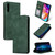 Retro Skin Feel Business Magnetic Horizontal Flip Leather Case for Samsung Galaxy A70(Army Green)