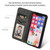 For iPhone XS Max Retro Skin Feel Business Magnetic Horizontal Flip Leather Case(Dark Gray)