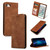 For iPhone SE 2022 / SE 2020 / 8 / 7 Retro Skin Feel Business Magnetic Horizontal Flip Leather Case(Brown)