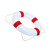 Aotu AT9024 Foam Swimming Ring Lifesaving Ring for Children Aged 3-10(Red)