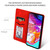 Retro Skin Feel Business Magnetic Horizontal Flip Leather Case for Samsung Galaxy A70(Red)