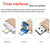 128GB USB 3.0 + 8 Pin + Mirco USB Android iPhone Computer Dual-use Metal Flash Drive (Gold)