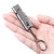 2 PCS Aotu AT6637 Stainless Steel Outdoor Double Tube Survival Safety Whistle, Random Color Delivery