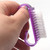 10 PCS Cleaning Brush Tools Nail Art Care Manicure Pedicure Remove Dust Small Angle Clean Brushes(Purple)