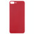 Easy Replacement Big Camera Hole Glass Back Battery Cover with Adhesive for iPhone 8 Plus(Red)