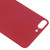 Easy Replacement Big Camera Hole Glass Back Battery Cover with Adhesive for iPhone 8 Plus(Red)