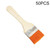 50 PCS Nylon Hair Painting Brush Oil Watercolor Water Powder Paint Brushe(8)