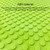 32*32 Small Particle DIY Building Block Bottom Plate 25.5*25.5 cm Building Block Wall Accessories Toys for Children(Light Green)