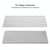 Keyboard Elastic Dust-proof Cover for Apple Magic Keyboard (Silver Grey)