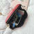 Sexy Lips Style Fashion PU Ladies Clutch Bag Chain Purse Shoulder Bag Handbag Women Crossbody Mini Messenger Bag(White)
