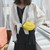 Sexy Lips Style Fashion PU Ladies Clutch Bag Chain Purse Shoulder Bag Handbag Women Crossbody Mini Messenger Bag(White)