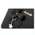 Women Luxury Tote Plum Blossom Bow Sweet Messenger Bag(Black)