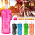 0.5L Portable Ultralight Foldable Silicone Water Bag Outdoor Sports Supplies Hiking Camping Soft Flask Waterproof Bag(YELLOW)