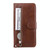 For Samsung Galaxy A13 5G Calf Texture Zipper Horizontal Flip Leather Phone Case(Brown)