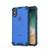 For iPhone X / XS Shockproof Honeycomb PC + TPU Protective Case (Blue)