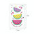 20 PCS Waterproof Painted Fruits Vegetables Plants Children Tattoo Stickers(EC-550)