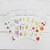 20 PCS Waterproof Painted Fruits Vegetables Plants Children Tattoo Stickers(EC-550)
