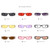 Square Sunglasses Women Imitation Diamond Lasses Fashion UV400 Sunglasses(C4)