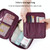 2 PCS Waterproof Make Up Bag Travel Organizer for Toiletries Kit(Navy)