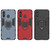 PC + TPU Shockproof Protective Case with Magnetic Ring Holder for Galaxy A8s(Red)