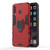 PC + TPU Shockproof Protective Case with Magnetic Ring Holder for Galaxy M30(Red)