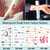 40 PCS Waterproof Small Fresh Tattoo Stickers(RC-445)