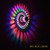 3W Modern Interior Creative Spiral Round Wall Lamp for Club, KTV, Corridor, Aisle, Background Wall Decoration Lamp Recessed In(White Light)