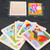 3 PCS Kids Wooden Cartoon Puzzle Jigsaw Toy Early Educational Toys(Crab)