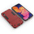 Shockproof PC + TPU Case for Galaxy A10, with Holder (Red)