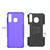 Tire Texture TPU+PC Shockproof Phone Case for Galaxy A50 / A20 / A30, with Holder (Blue)