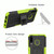 Tire Texture TPU+PC Shockproof Phone Case for Galaxy A50 / A20 / A30, with Holder (Blue)