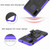 Tire Texture TPU+PC Shockproof Phone Case for Galaxy A50 / A20 / A30, with Holder (Blue)