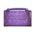 Genuine Leather Women Hand Bag Female Fashion Chain Shoulder Bag Luxury Designer Tote Messenger Bags(Purple)