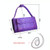 Genuine Leather Women Hand Bag Female Fashion Chain Shoulder Bag Luxury Designer Tote Messenger Bags(Purple)