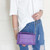 Genuine Leather Women Hand Bag Female Fashion Chain Shoulder Bag Luxury Designer Tote Messenger Bags(Purple)
