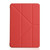 Millet Texture PU+ Silica Gel Full Coverage Leather Case for iPad Mini 2019, with Multi-folding Holder (Red)