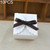 10 PCS Retro Mini Kraft Paper Box DIY Wedding Favor Gift Box Small Cake Box(White)