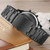 CAGARNY 6820 Fashionable Business Style Large Dial Dual Time Zone Quartz Movement Wrist Watch with Stainless Steel Band & Calendar Function for Men((Black Steel Band Blue Window) CAGARNY 6820 Fashionable Business Style Large Dial Dual Time Zone Quartz Movement Wrist Watch with Stainless Steel Band & Calendar Function for Men((Black Steel Band Blue Window)