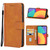 Leather Phone Case For Alcatel 1L (2021)(Brown)