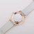 Geneva Fashion Quartz Watch Men Women Mesh Stainless Steel Watchband(Black band black dial gold needle)