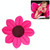 Newborn Baby Bathtub Foldable Blooming Bath Flower Bath Tub for Baby Blooming Sink Bath for Baby Play Bath Sunflower Cushion Mat, Diameter: 85cm(Rose)