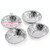 100pcs / Pack  Aluminum Foil Egg Tart Cup Cake Holder, Size: 7.5 x 4 x 2cm