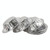 100pcs / Pack  Aluminum Foil Egg Tart Cup Cake Holder, Size: 7.5 x 4 x 2cm