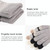 Winter Touch Screen Gloves Women Men Warm Stretch Knit Mittens Imitation Wool Thicken Full Finger Gloves(Black)
