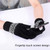 Winter Touch Screen Gloves Women Men Warm Stretch Knit Mittens Imitation Wool Thicken Full Finger Gloves(Black)