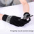 Winter Touch Screen Gloves Women Men Warm Stretch Knit Mittens Imitation Wool Thicken Full Finger Gloves(A-Black)