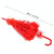 Wedding Parties Bridal Lace Cotton Umbrella Dancing Photography Prop Umbrella(Rose Red)