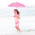 Wedding Parties Bridal Lace Cotton Umbrella Dancing Photography Prop Umbrella(Purple)