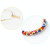 Women Hoop Earrings Ethnic Vintage Bead Boho Earrings Statement Jewelry(Gold)